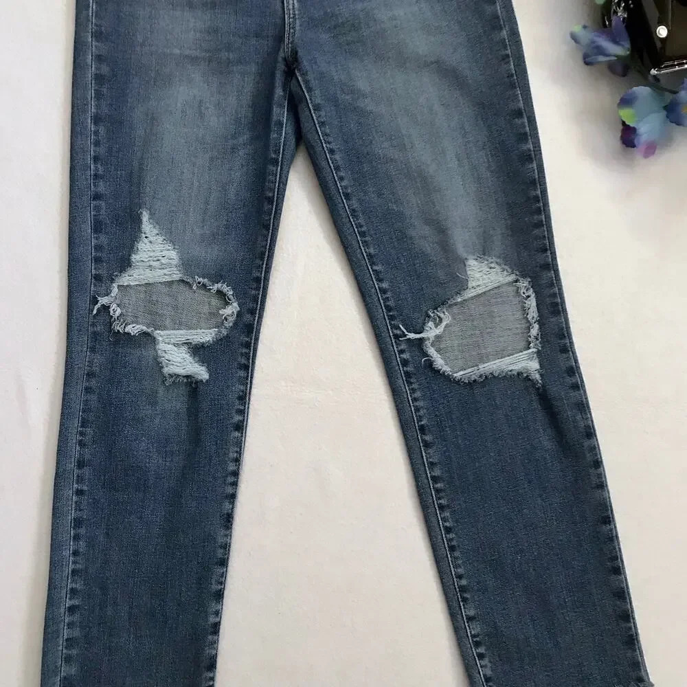 Levi's NWOT 724 High Rise Straight Crop Jeans Women 26 - Picture 5 of 12